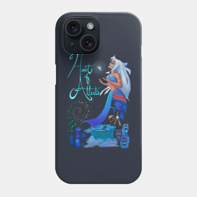 Heart of Atlantis Phone Case by Wingedwarrior