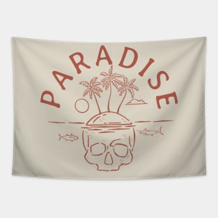 Paradise Skull Island Tapestry