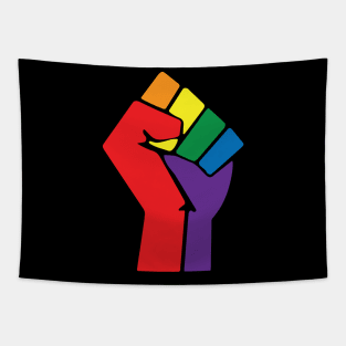 BLM Pride Rainbow Tapestry