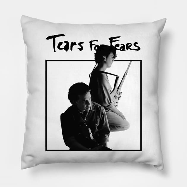 Vintage 80s Tears For Fears Pillow by bambangbuta