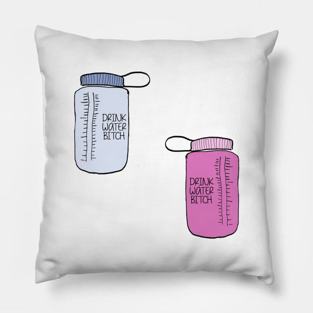 Stay hydrated! Pillow by lolosenese