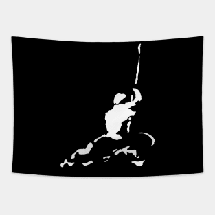 kung-fu stickfighter INK Tapestry