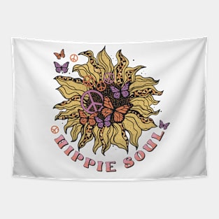 hippie soul flower Tapestry