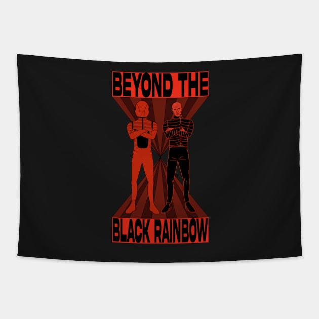 "Beyond the Black Rainbow" Tapestry by motelgemini