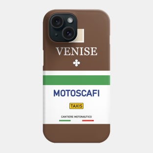 Venise Venezia Motoscafi Vaporetto Water Taxi Rialto San Marco Phone Case