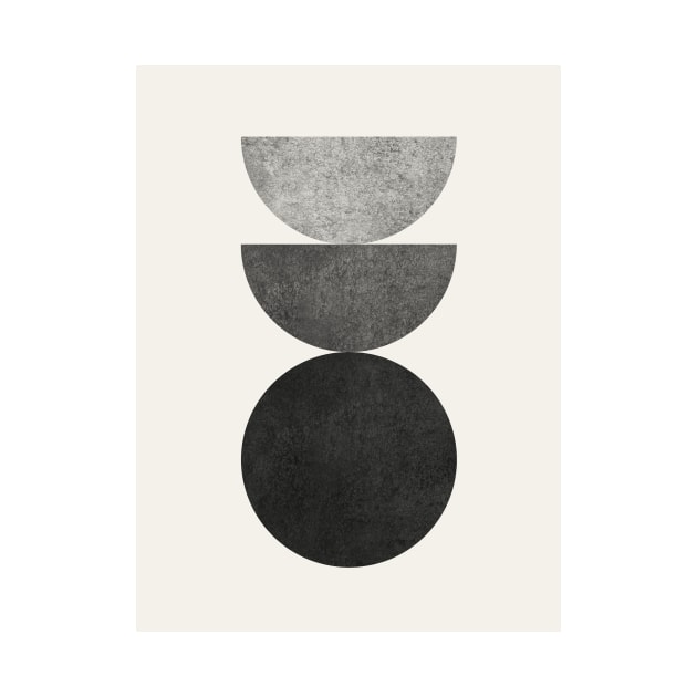 Woodblock Black and White by moonlightprint