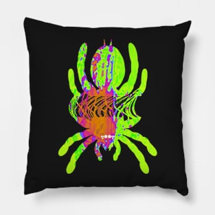 Tarantula Silhouette V41 (Tie Dye) Pillow