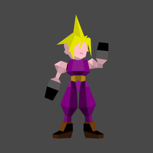 Cloud Strife by Scanline