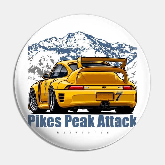 Pikes Peak legend Pin by Markaryan