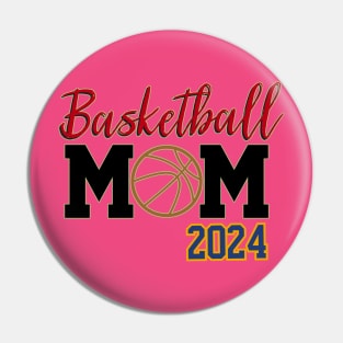 Basketball Mom 2024 Pin