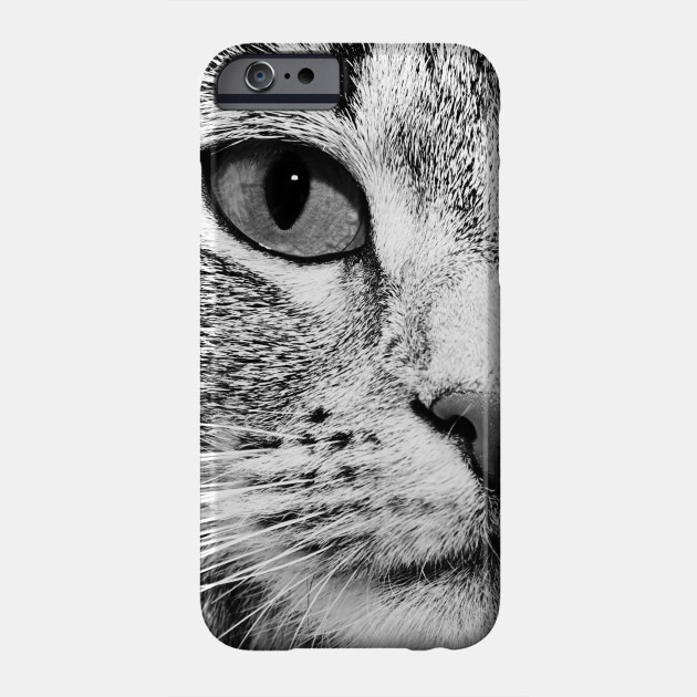 Black And White Cat Face Black And White Cat Face Phone Case Teepublic