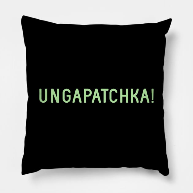 Ungapatchka! Pillow by ninoladesign