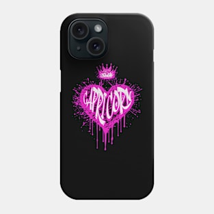 Capricorn Graffiti Air Brush Heart Zodiac Sign Astrology Phone Case