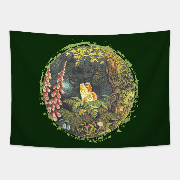 Fairy Mary's Dream Butterfly Tapestry by Artsy Y'all