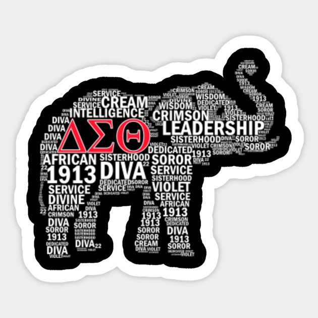 Delta Sorority Dst 1913 Sigma Theta Paraphernal Elephant Delta