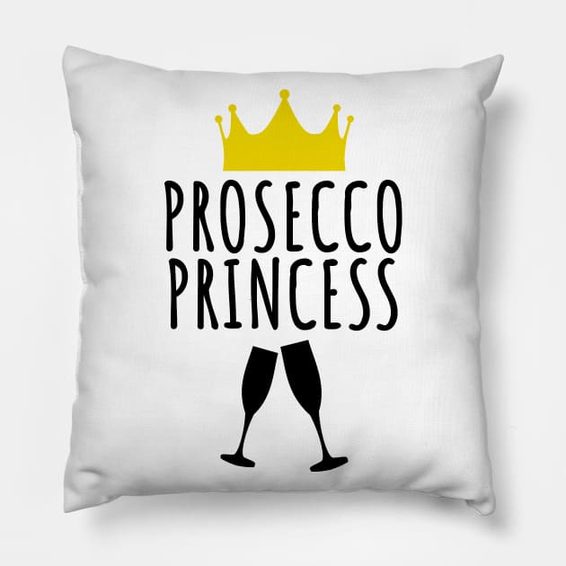 Prosecco Princess Pillow by LunaMay