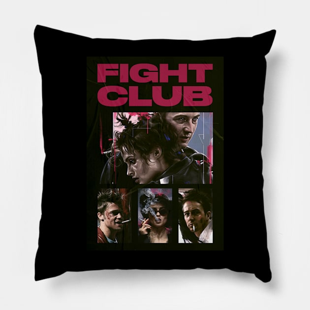 Fight Club Pillow by dmitryb1