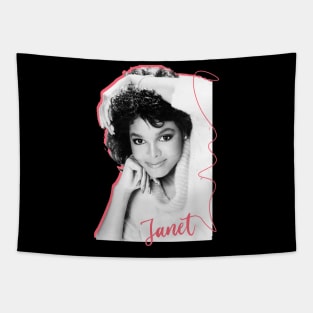 Janet / 80s Aesthetic Original Fan Design Tapestry