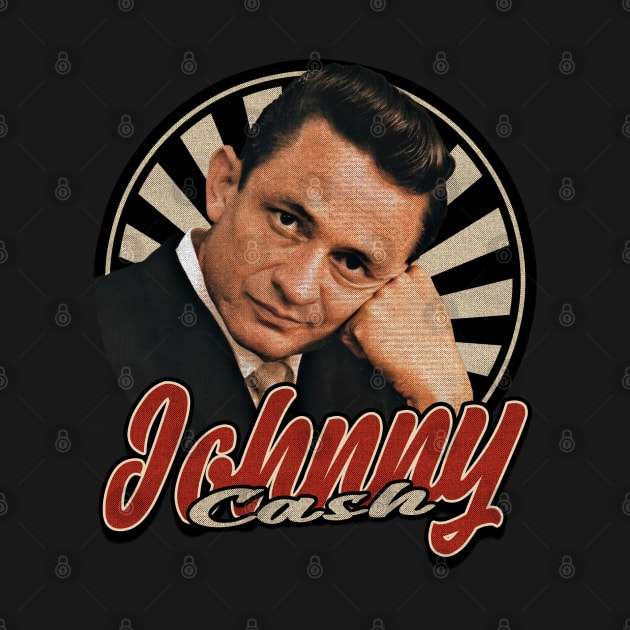 Vintage 80s Johnny Cash by Motor Ilang