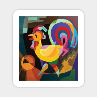 ColorfulRooster Magnet