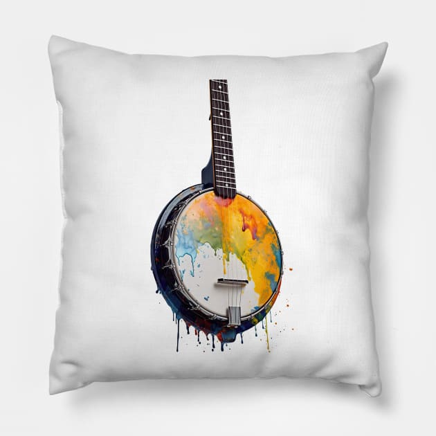 Banjo Pillow by Urban Archeology Shop Gallery