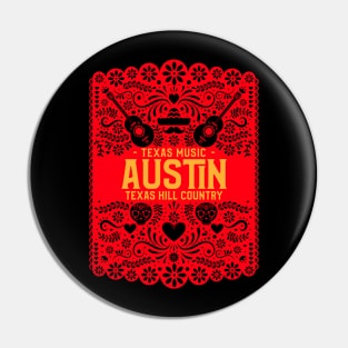 AUSTIN TEXAS T-SHIRT Pin