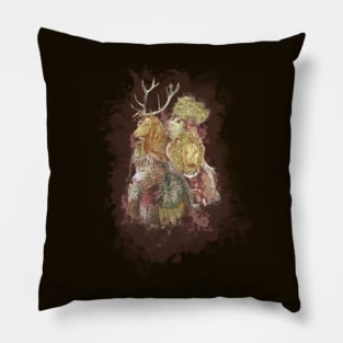 Four Houses Pillow