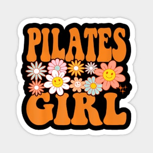 Pilates Girl Fitness Core Strength Exercise Hobby Magnet