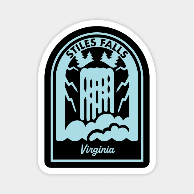 Stiles Falls Virginia Magnet by HalpinDesign