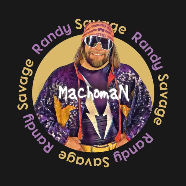 FAMOUS WWE MACHOMAN by cokistick