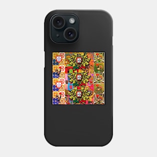 Portuguese folk art Phone Case