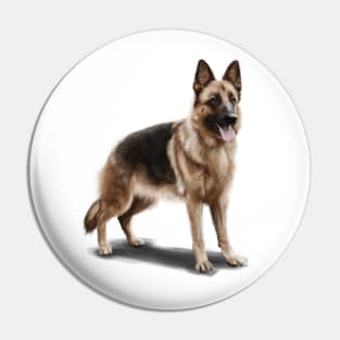 The German Shepherd Dog Pin