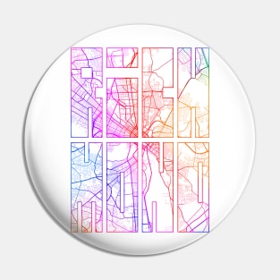 Richmond, USA City Map Typography - Colorful Pin