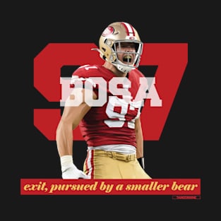 Nick Bosa 97 - SF Niners - Smaller Bear T-Shirt