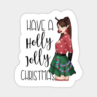 Holly Jolly Magnet