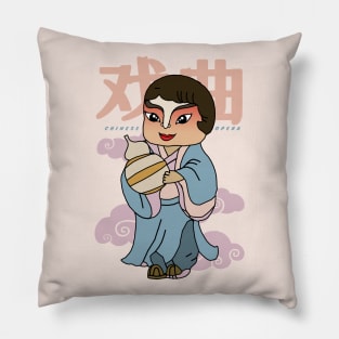 Traditional Chinese Opera Pillow