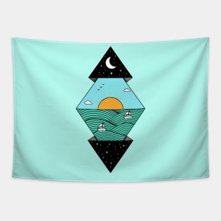 Geometric Landscape Tapestry