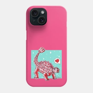 The love ankylosaurus Phone Case