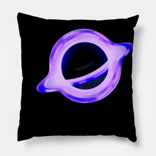 black hole heart Pillow