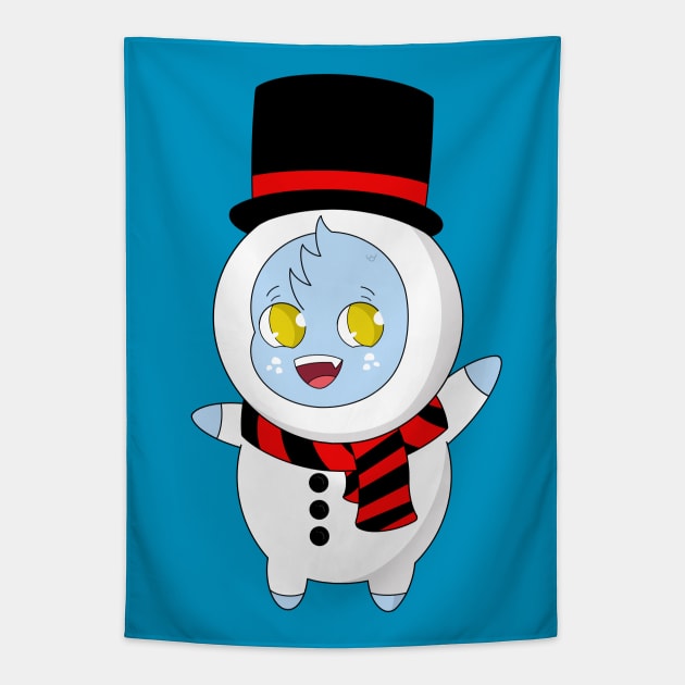 Snowman Jake Tapestry by garciajey