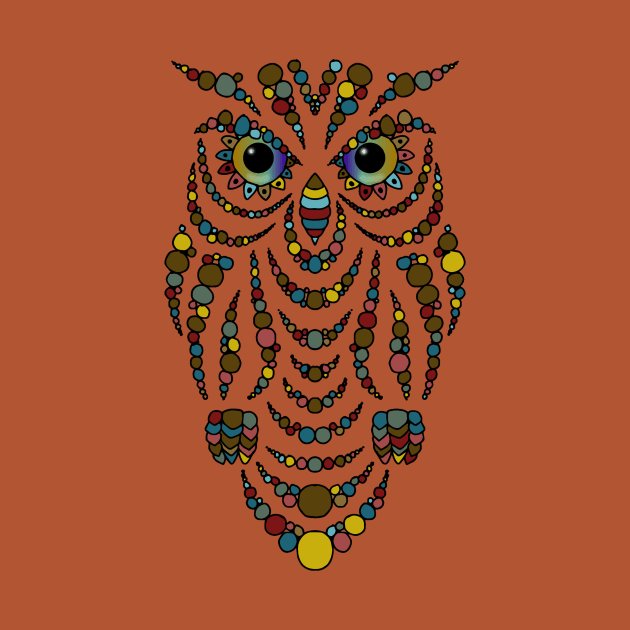 Jewel Owl by StephenBibbArt