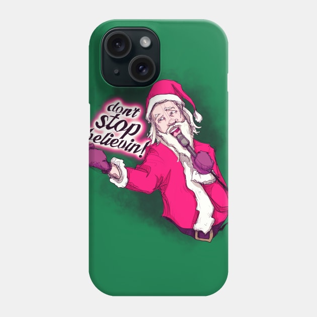 Christmas Karaoke Phone Case by LVBart