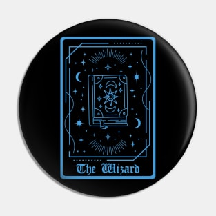 D&D Wizard Class Tarot Card Pin