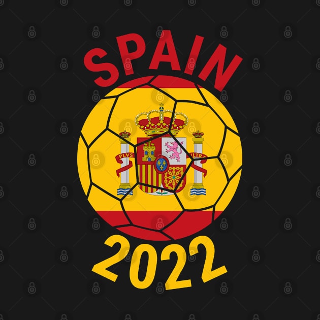 Spain World Cup 2022 Qatar by Jas-Kei Designs