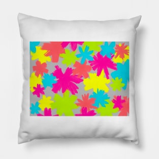 NEON FLOWERS Pillow