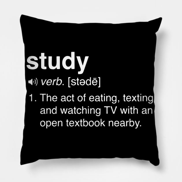 Study Verbs Pillow by herry.le