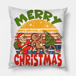 Merry Christmas - 2. Santa Claus, Gingerbread man, Christmas tree Pillow