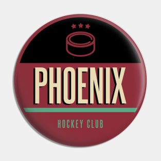 Phoenix retro hockey Pin