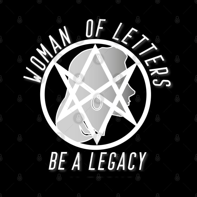 Woman of Letters - White by SOwenDesign