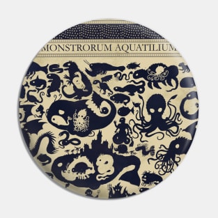 Sea Monster Size Chart Pin